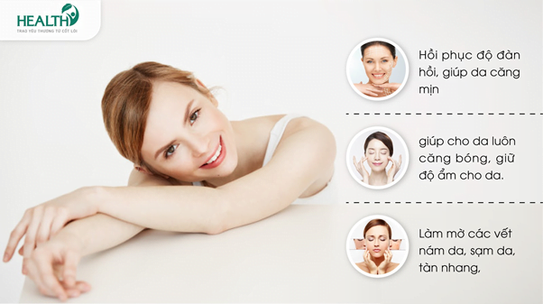 Những công dụng nổi bật của viên Collagen uống đẹp da Healthy Women+